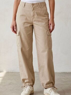 Levi's Khaki ‘94 Baggy Cargos Mid Rise Adjustable Hem Pants 31x30